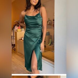 ISALIS ASTR THE LABEL satin dress